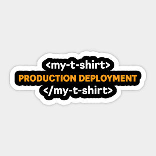 PRODUCTION DEPLOYMENT V3 Sticker